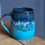 Thumbnail: Handmade Ceramic Mug - Ocean Blue Glaze