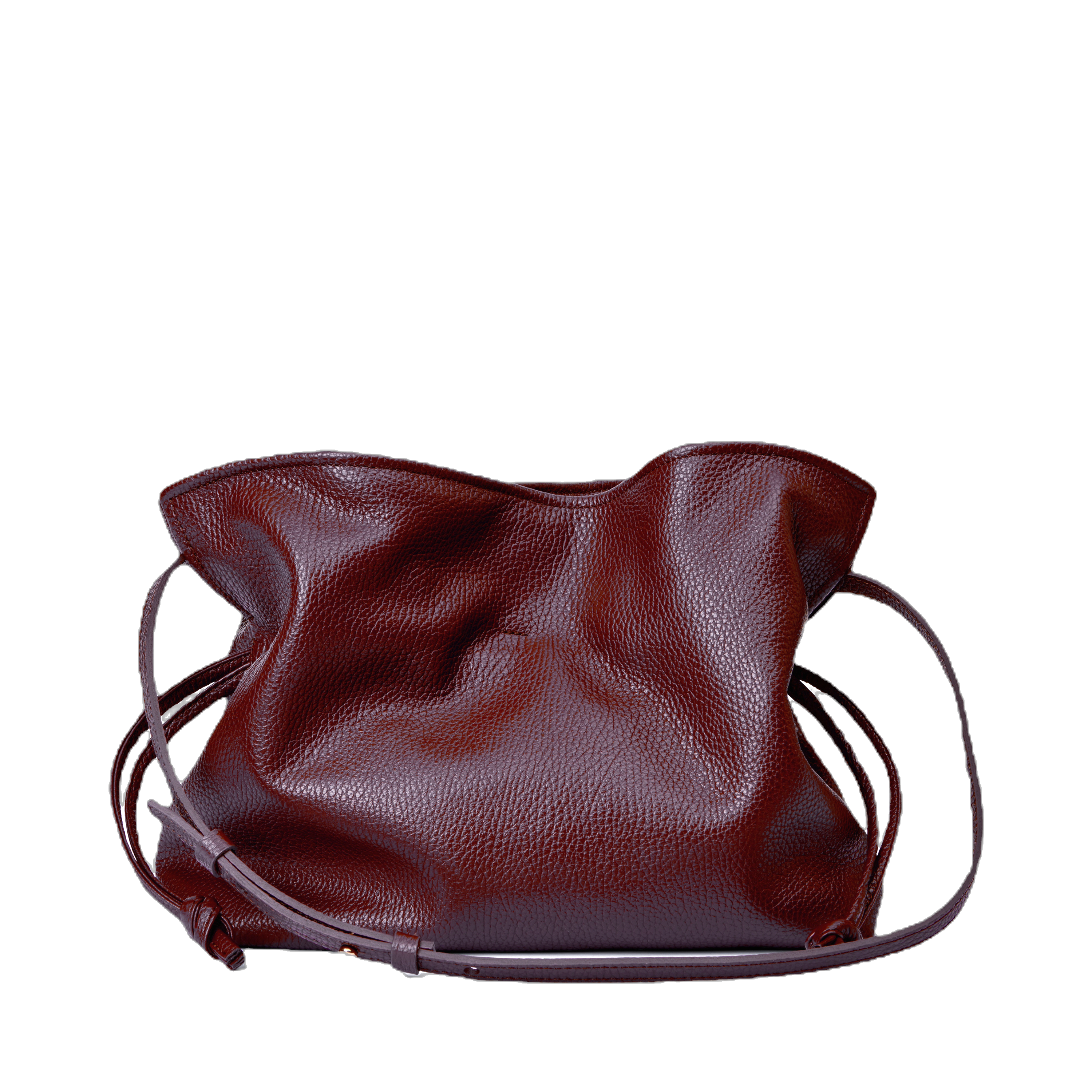 Camilla bordeaux in soft grain leather