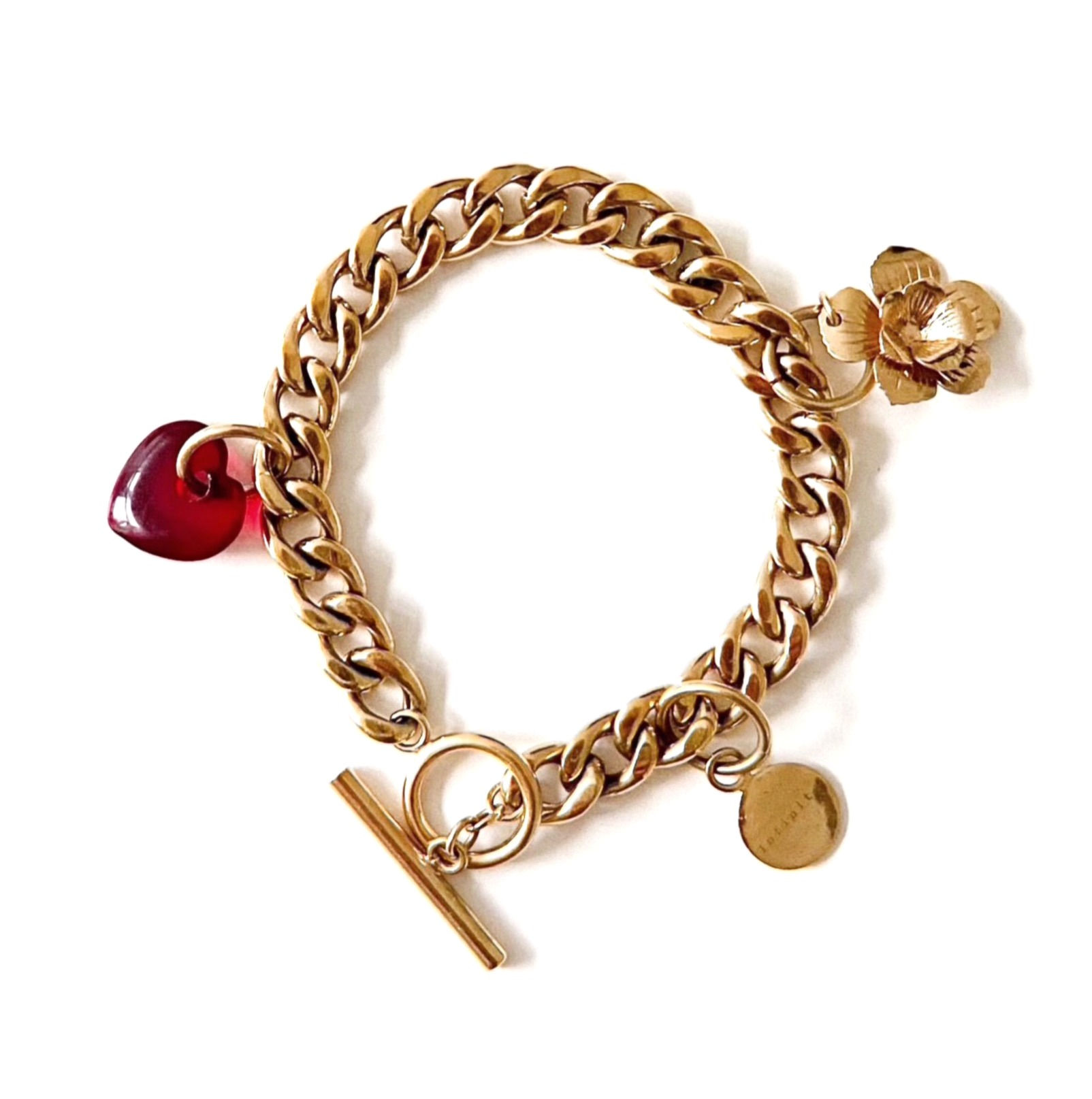 Infinito Carla floral heart chain