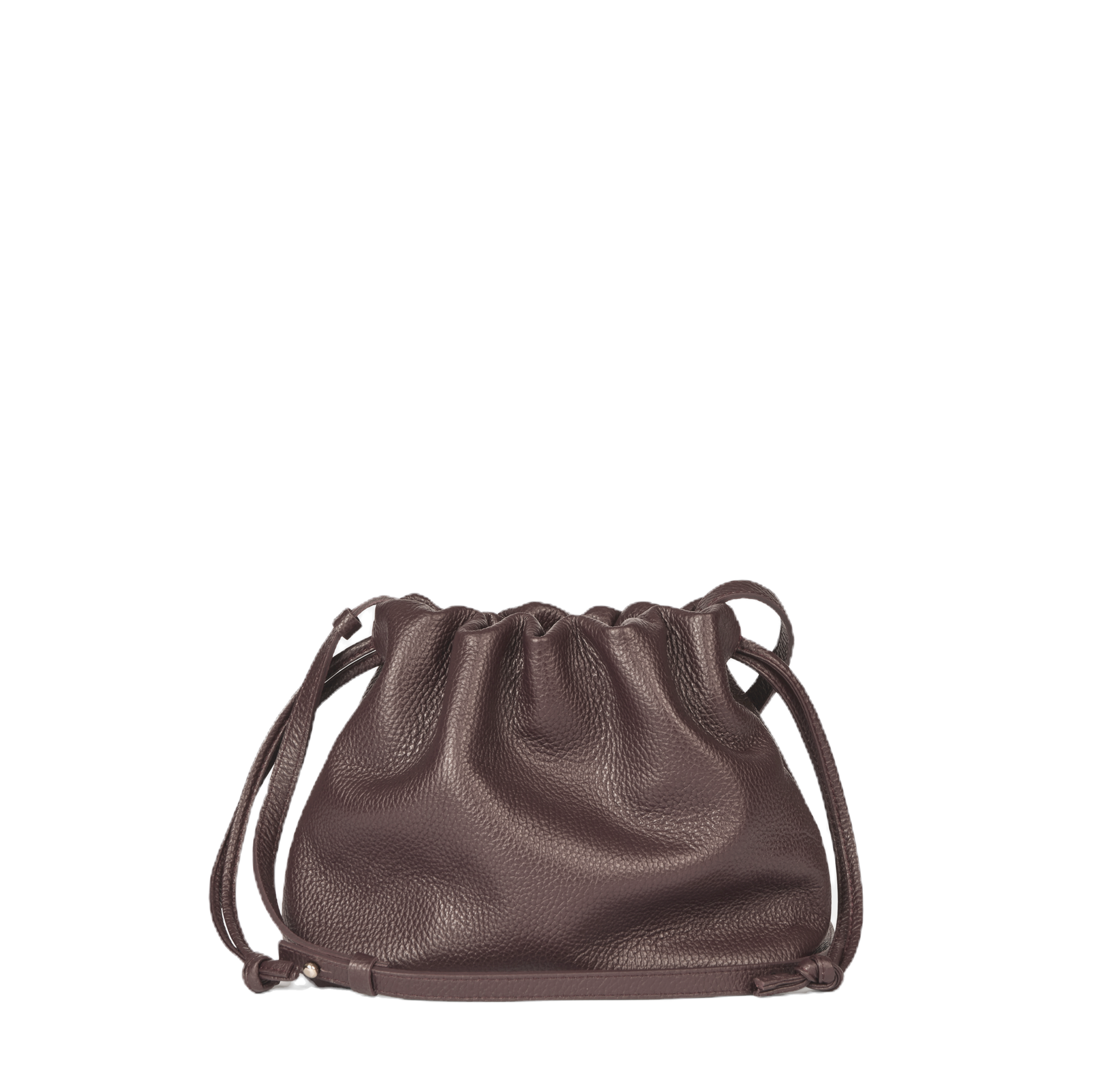Eva medium cacao in soft grain leather
