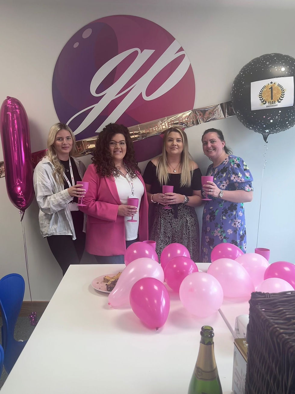 1 yr at our Market Harborough office celebrations