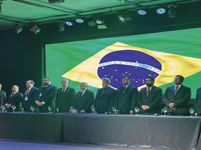La G∴L∴E∴D∴E∴, en la Asamblea de la Confederación Masónica Interamericana –C∴M∴I∴-, llevada a cabo en Campo Grande, Mato Grosso do Sul – Brasil.