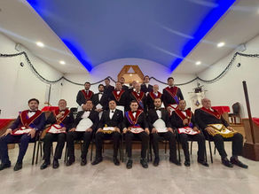 La B∴R∴L∴S∴ Fragua de Vulcano No 32 realizó la iniciación del Q∴H∴ Juan Ordóñez y la reafiliación del Q∴H∴ Teodoro Alvarado