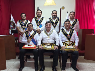 La R∴L∴S∴ Sol de Oriente N° 61 elige nuevas autoridades con la presencia del M∴R∴G∴M∴ de la G∴L∴E∴D∴E∴ Carlos Iglesias y del D∴R∴ Alex Manzano