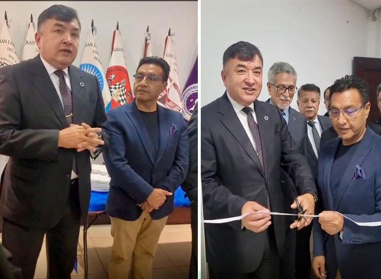 El MRGM Carlos Iglesias Delgado, Gran Maestro de la Gran Logia Equinoccial del Ecuador (GLEDE), inauguró el primer Punto de Salud en la sede de la Orden.