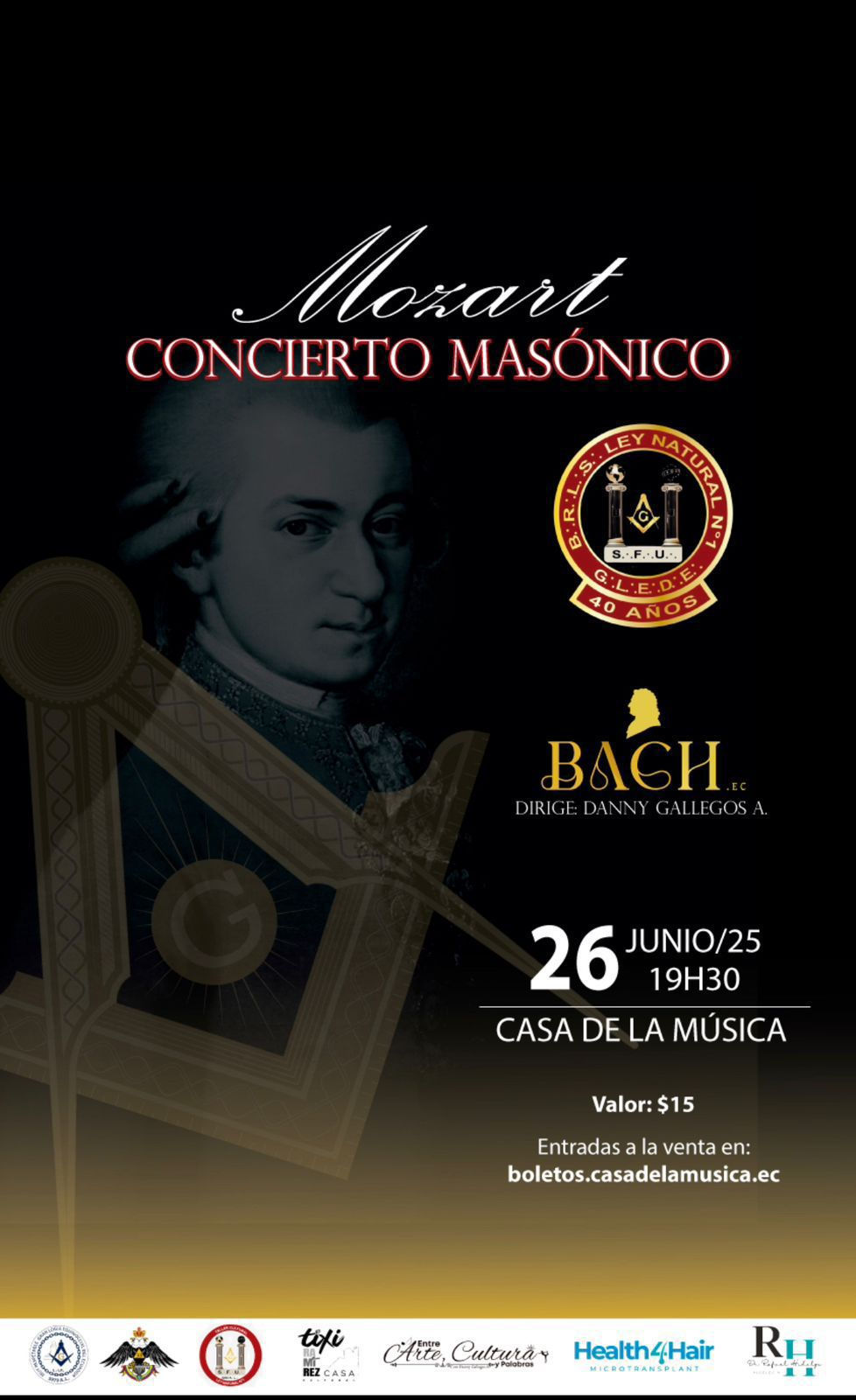 Cuadragésimo aniversario del la B:.R:.L:.S:. Ley Natural N°1