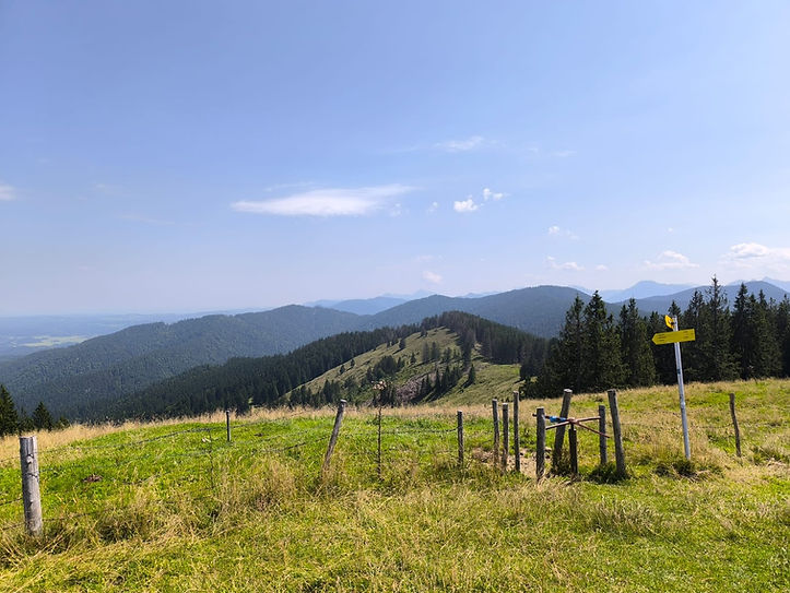 Ausblick  Rechelkopf Richtung Luckenkopf