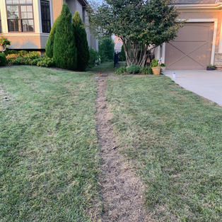 French Drain Installation - Leawood, KS