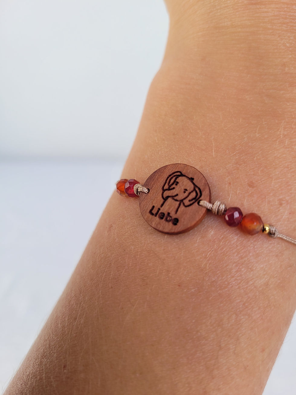 Miniaturbild: "Liebe" - Helden - Armbändchen mit Perlen