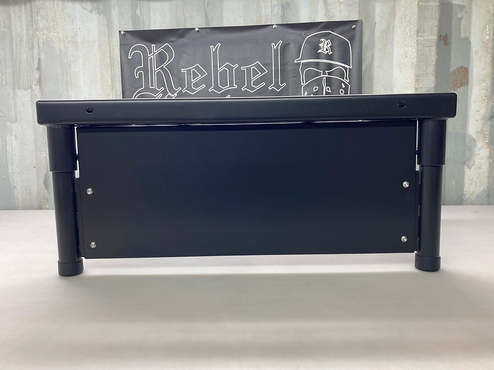 Thumbnail: REBEL RISER V25 / FRONT PLATE / BLACK ON BLACK