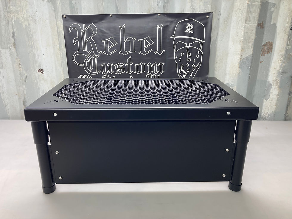 Thumbnail: REBEL RISER V25 / FRONT PLATE / BLACK ON BLACK