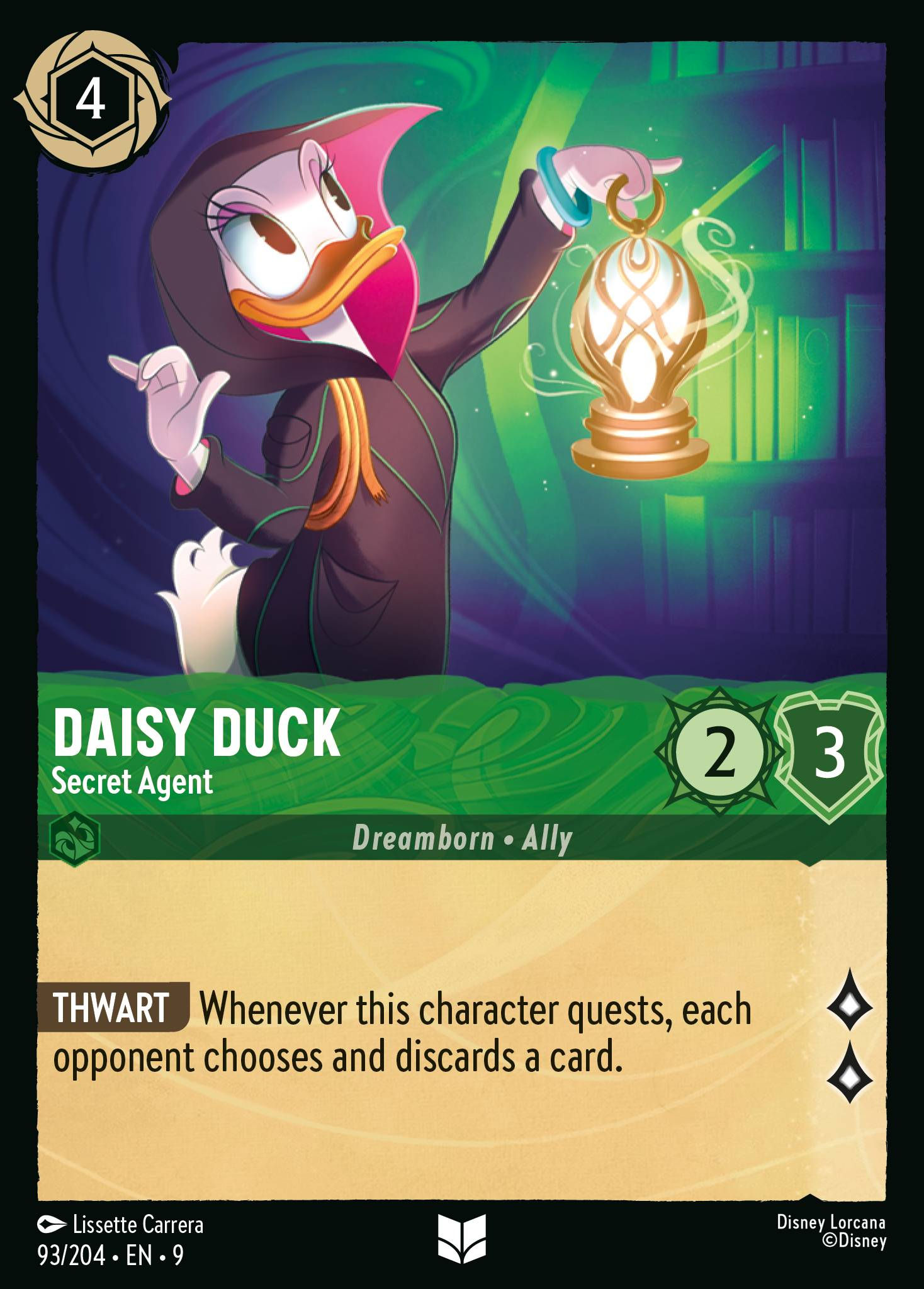 093/204 - Daisy Duck - Secret Agent - Uncommon