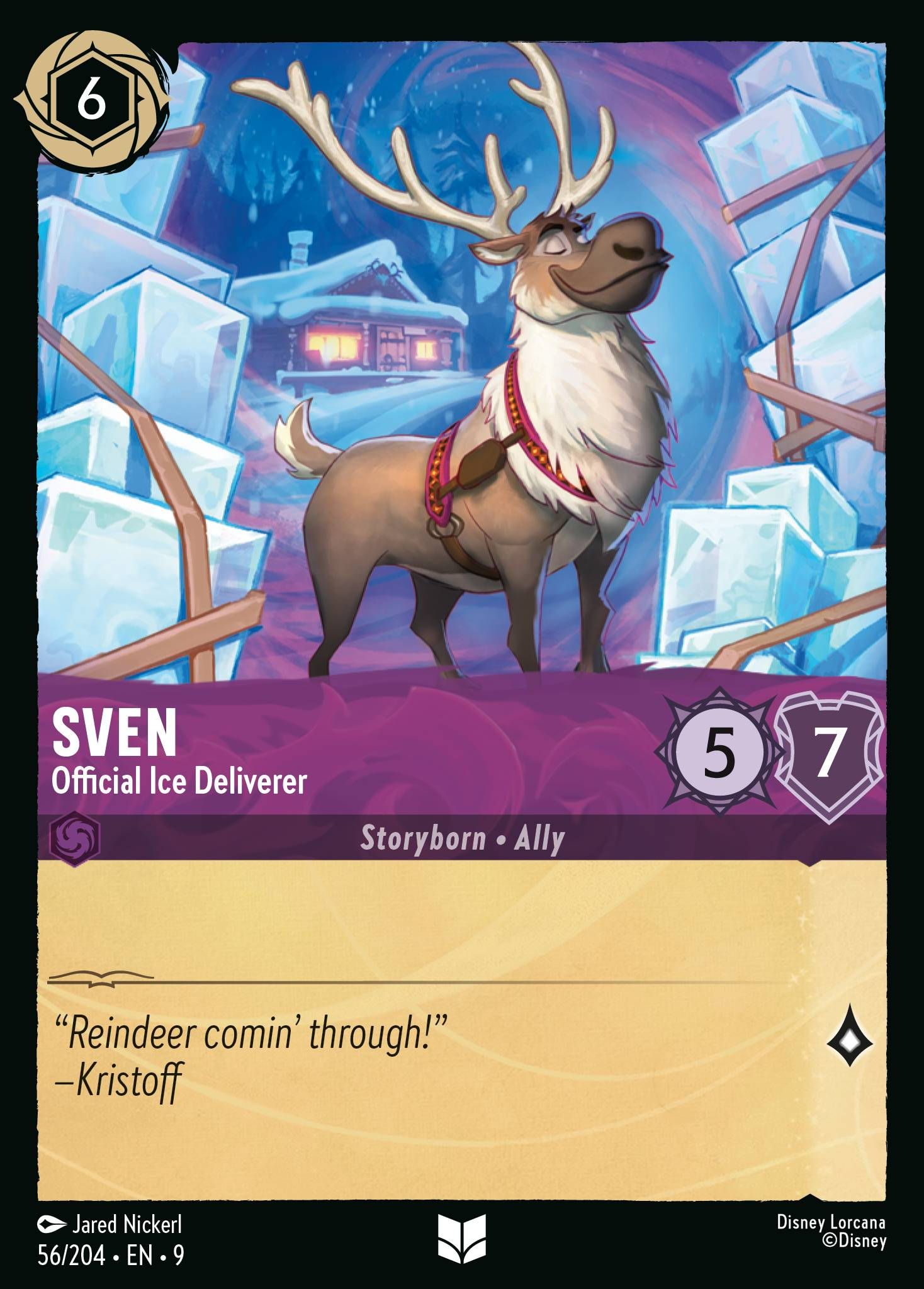 056/204 - Sven - Official Ice Deliverer - Uncommon (Foil)