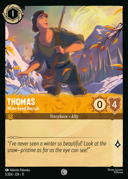 001/204 - Thomas - Wide-Eyed Recruit - Common
