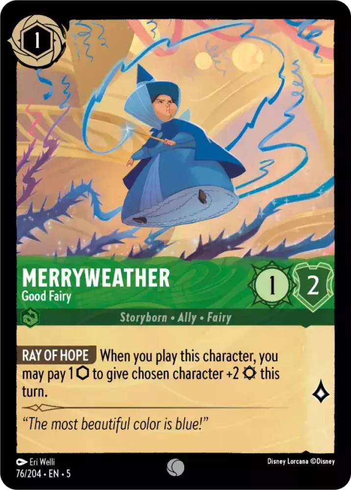 076/204  - Merryweather - Good Fairy - Common