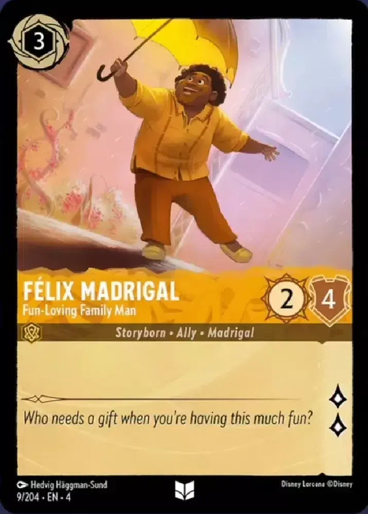 009/204 - Felix Madrigal - Fun-Loving Family Man - Uncommon