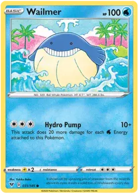 031/185 - Wailmer - Vivid Voltage