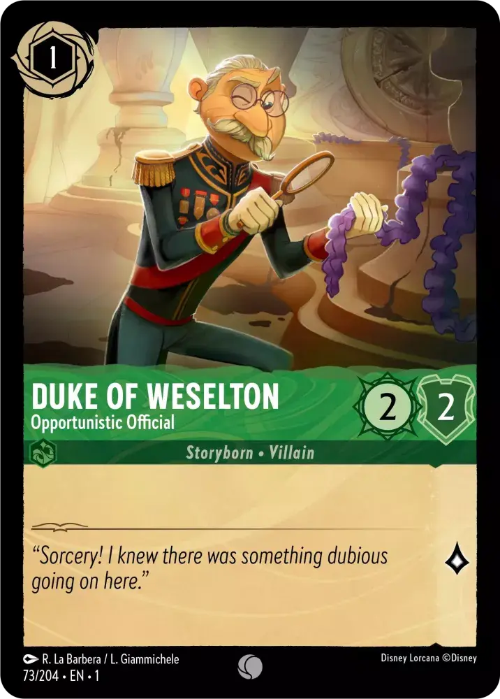 073/204 - Duke of Weselton - Opportunistic Official - Common (Foil)