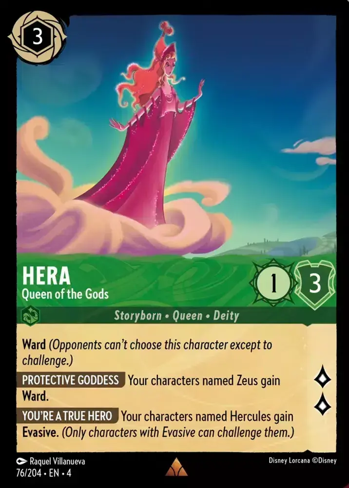 076/204 - Hera - Queen of the Gods - Rare