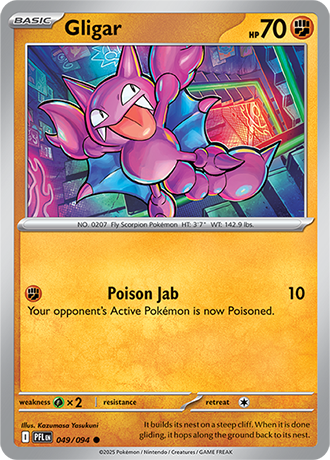 049/094 - Gligar - Phantasmal Flames - Common (Reverse Holo)