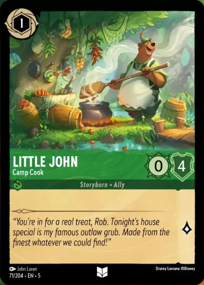 071/204  - Little John - Camp Cook - Uncommon