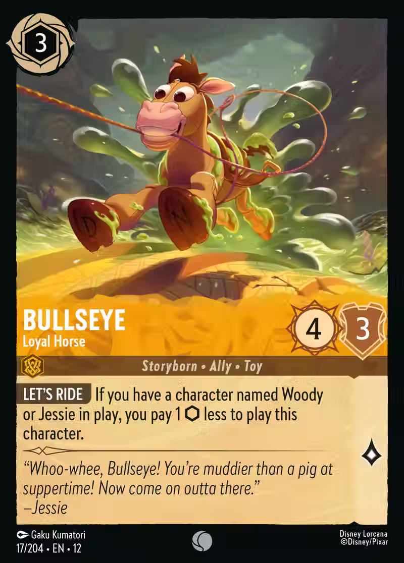 017/204 - Bullseye - Loyal Horse - Wilds Unknown - Common