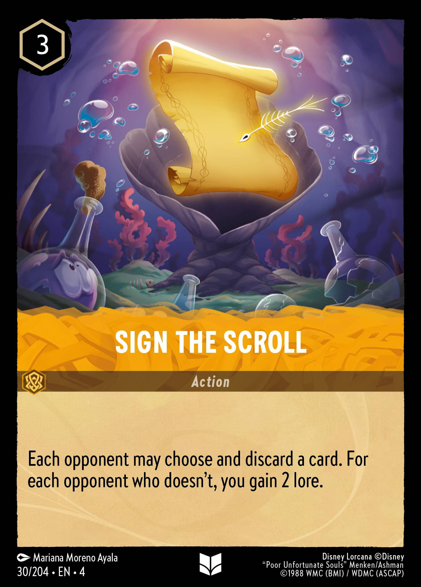 030/204 - Sign The Scroll - Uncommon
