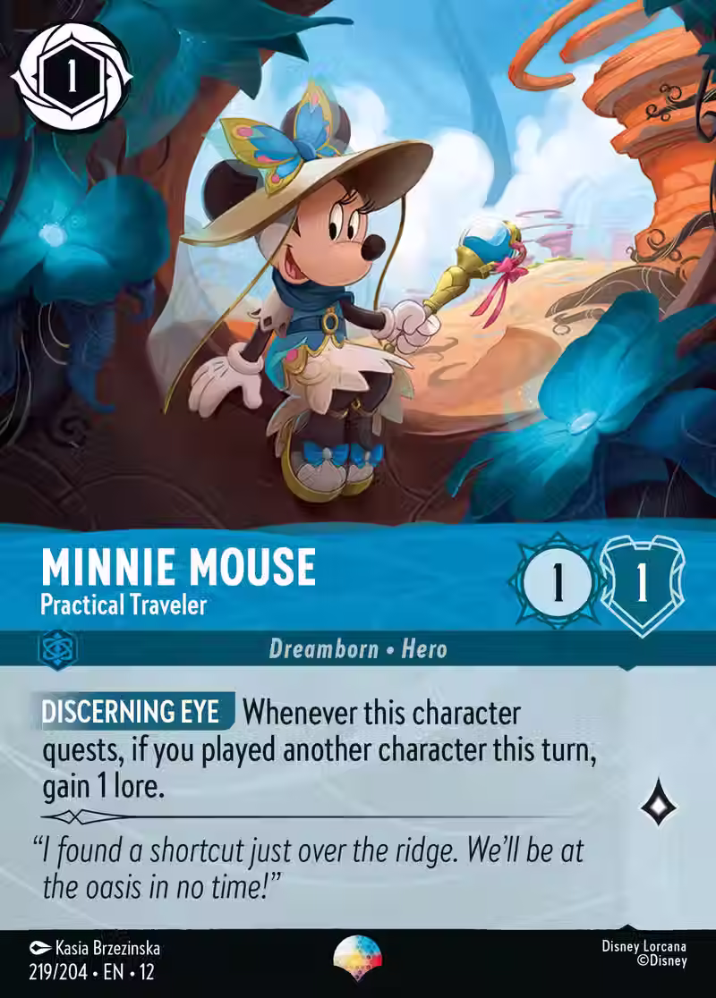 219/204 - Minnie Mouse - Practical Traveler - Wilds Unknown - Epic