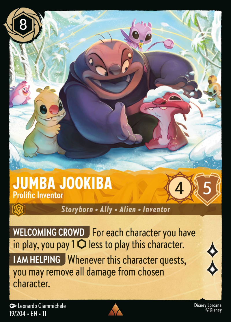 019/204 - Jumba Jookiba - Prolific Inventor - Rare (Foil)