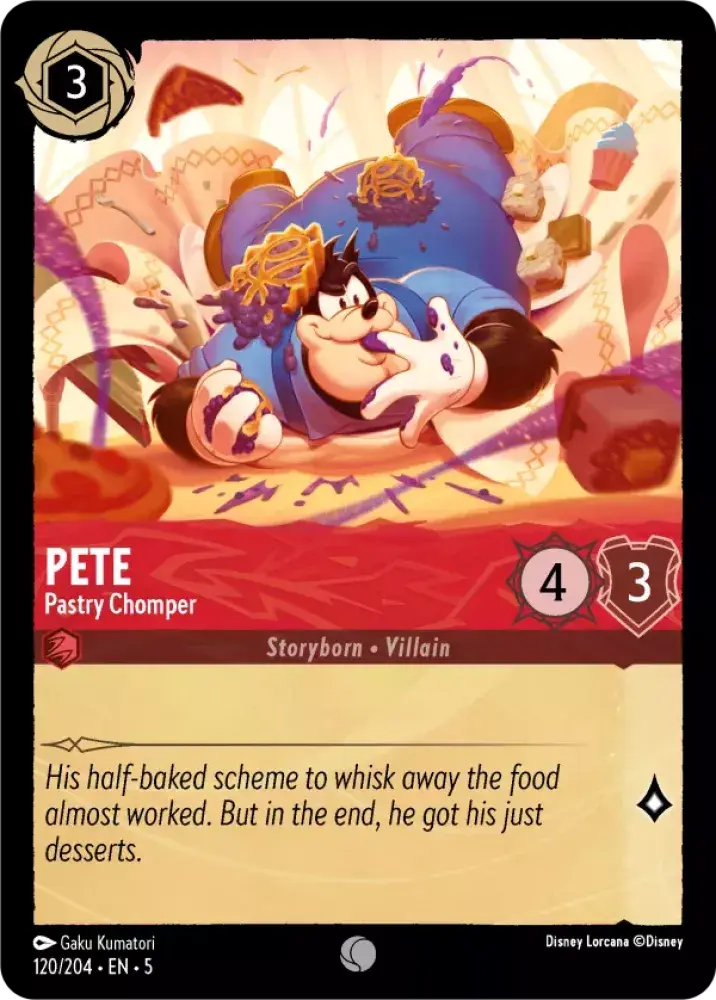 120/204  - Pete - Pastry Chomper - Rare (Foil)