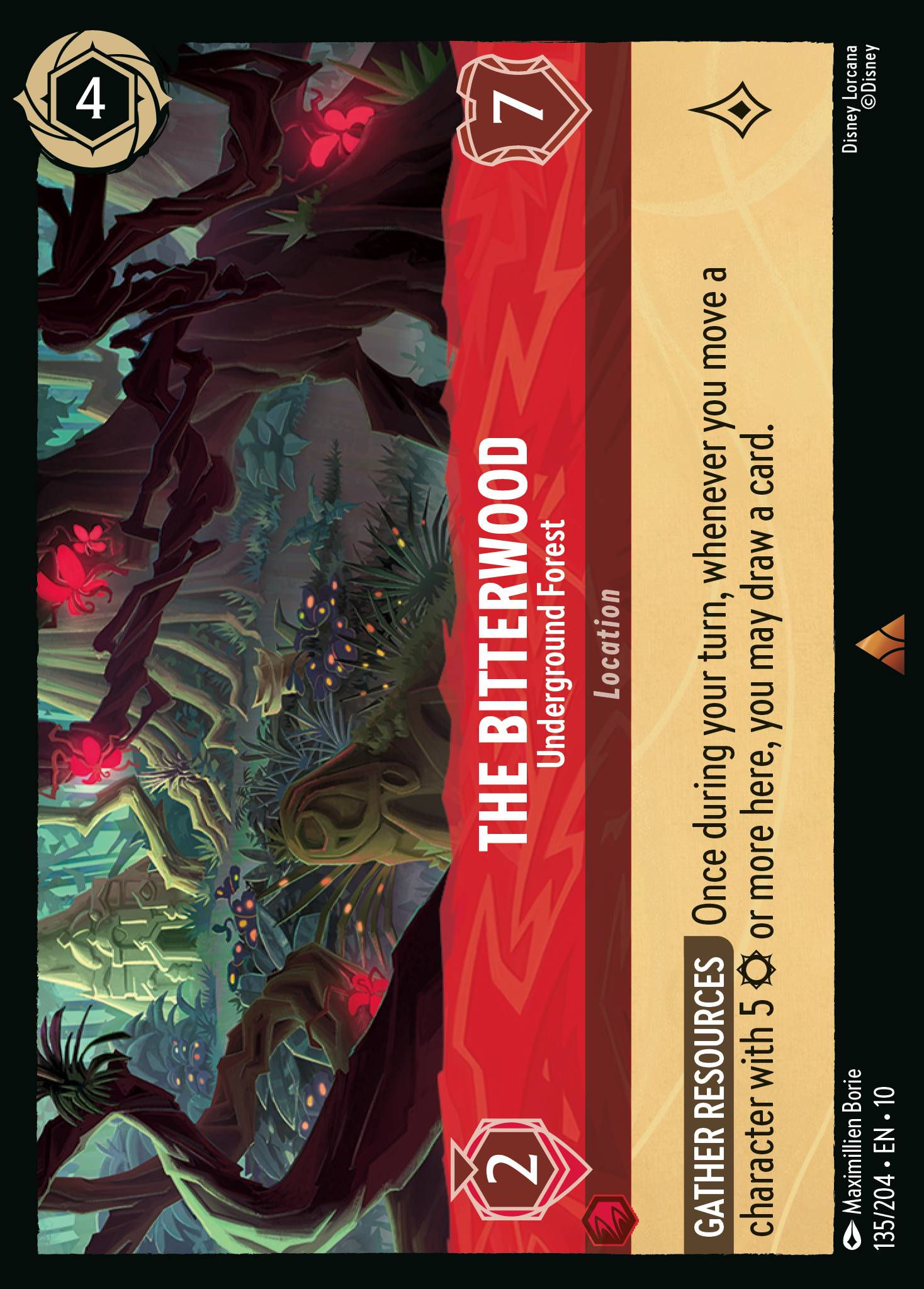 135/204 - The Bitterwood - Underground Forest - Rare