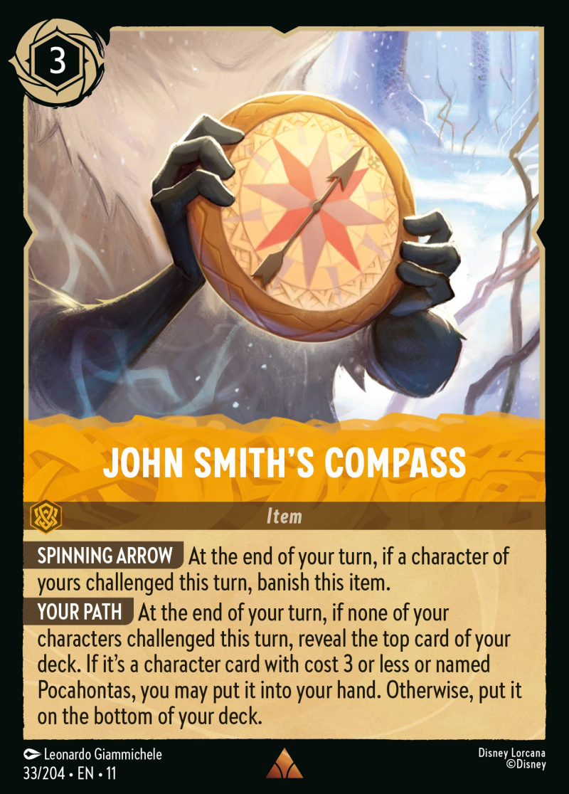 033/204 - John Smith's Compass - Rare (Foil)