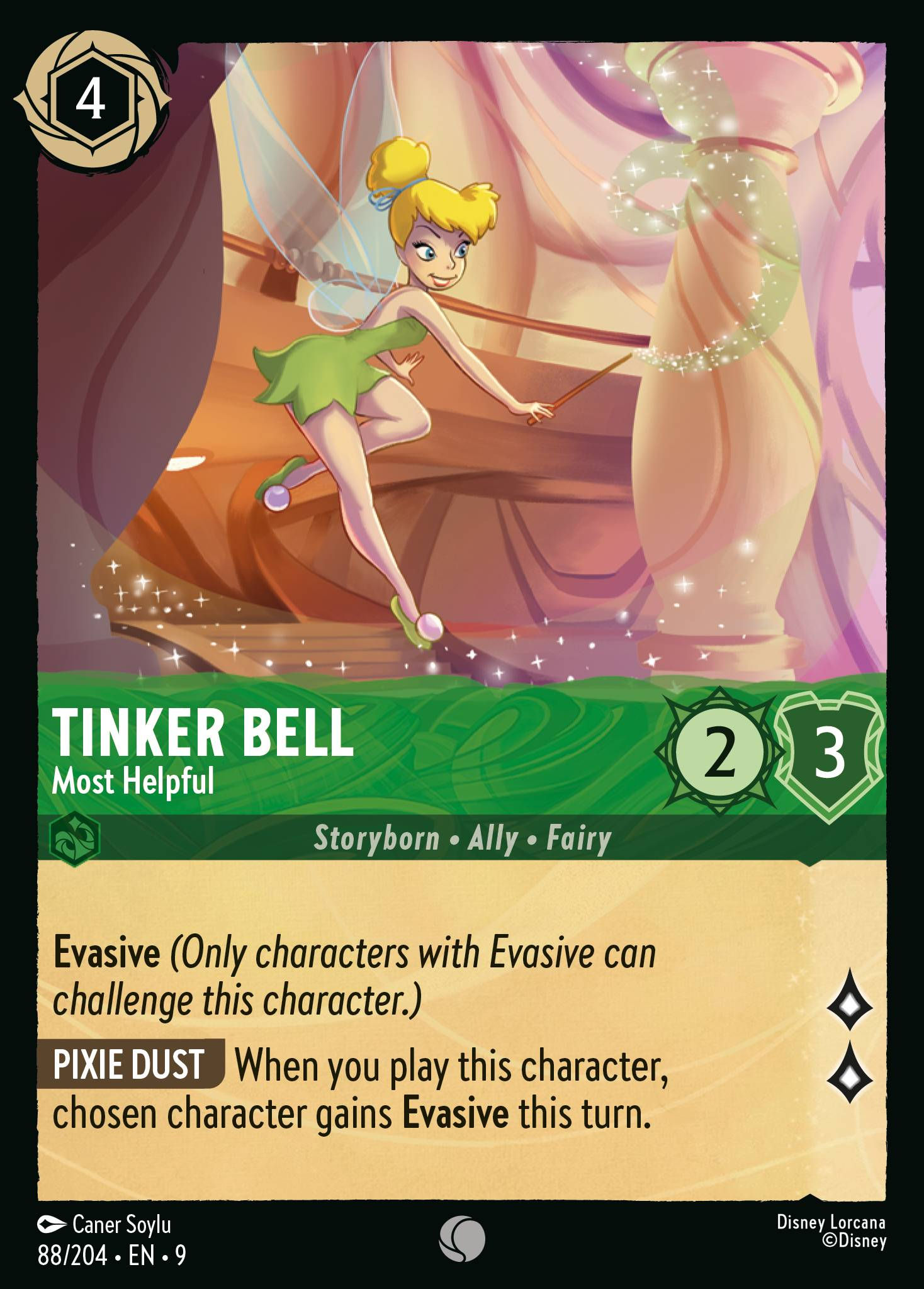 088/204 - Tinker Bell - Most Helpful - Common (Foil)