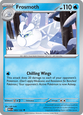 043/132 - Frosmoth - Mega Evolutions - Uncommon