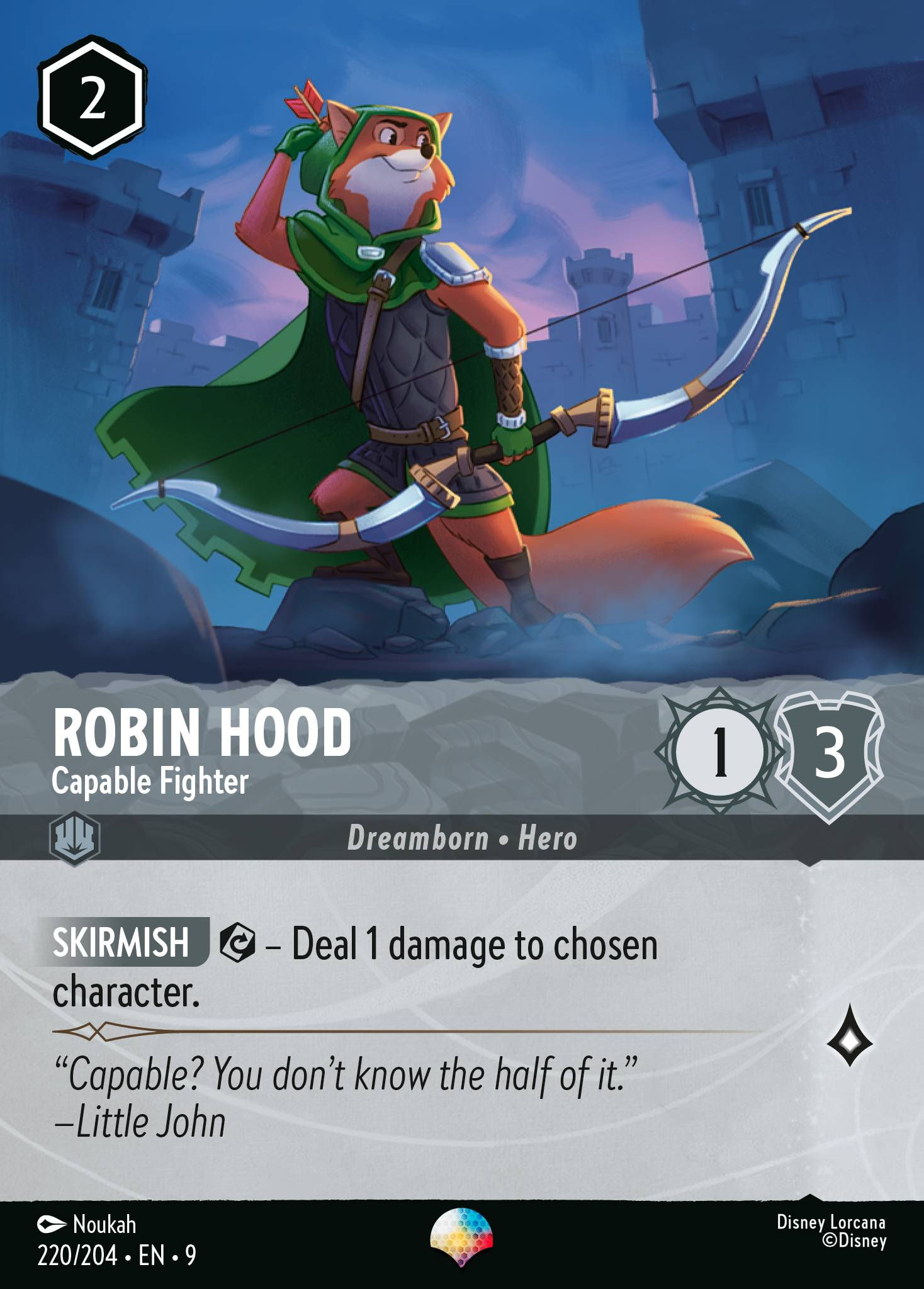 220/204 - Robin Hood - Capable Fighter - Epic