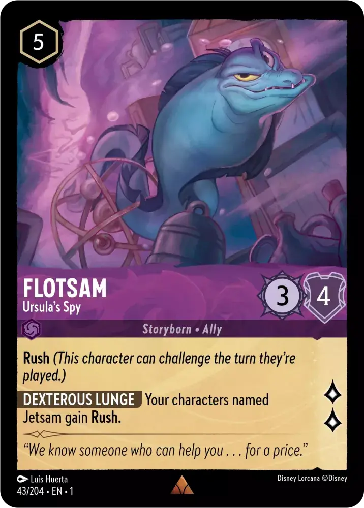 043/204 - Flotsam - Ursula's Spy - Rare (Foil)