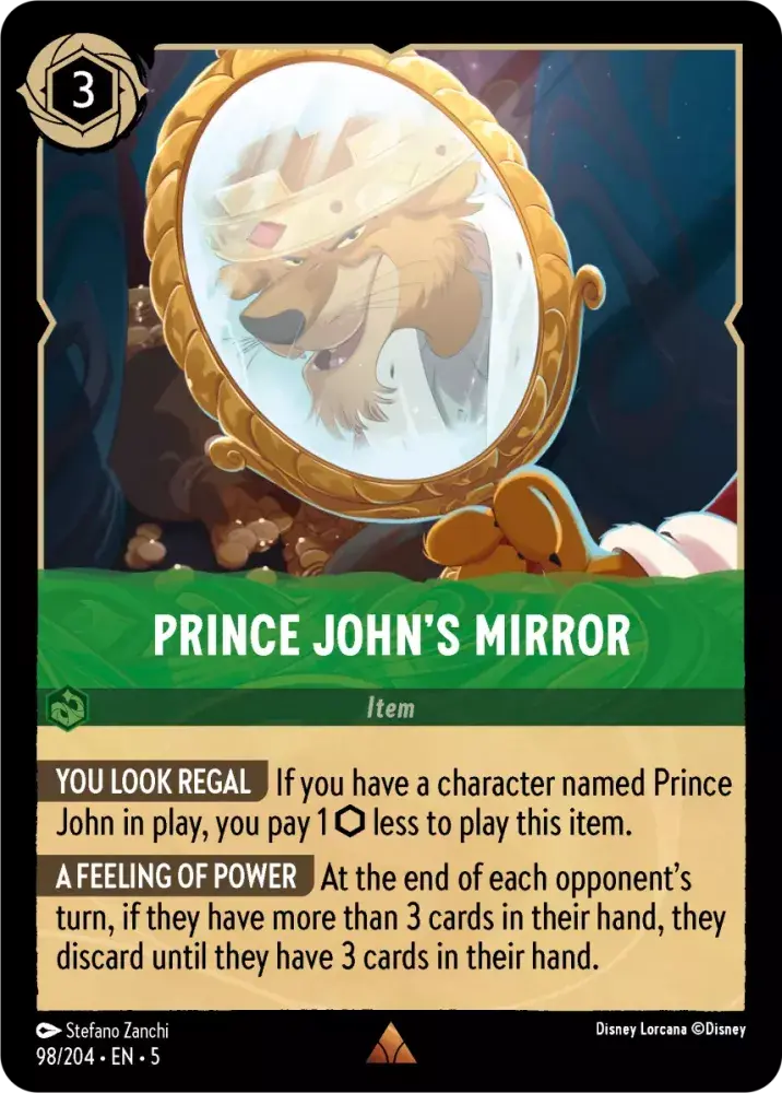 098/204  - Prince John's Mirror - Rare