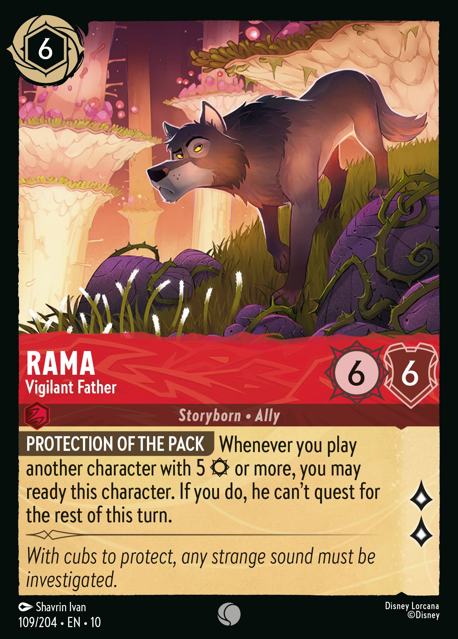109/204 - Rama - Vigilant Father - Common (Foil)