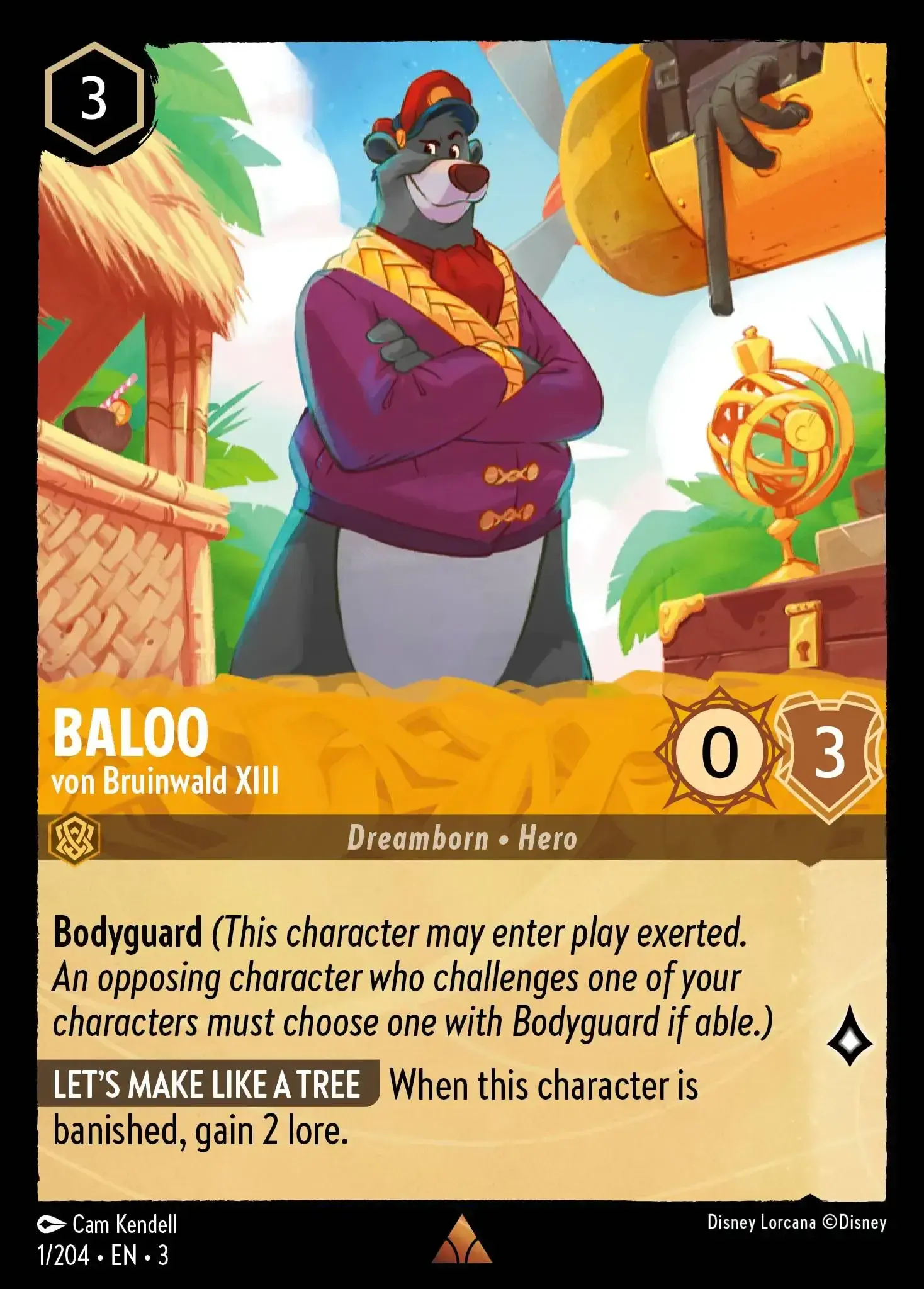 001/204 - Baloo - von Bruinwald XIII - Rare (Foil)