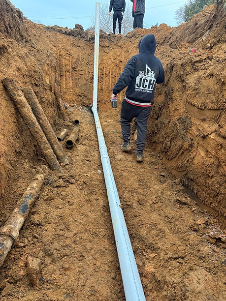 Our Local Sewer Service Replacing an Old Septic System