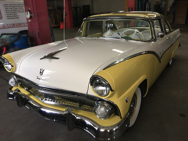 Antique Car Windshield