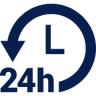 24-Hour Turnaround Icon
