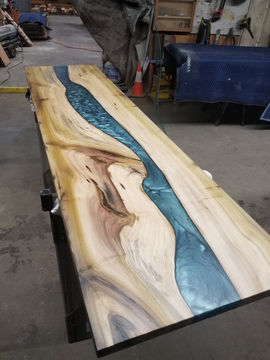 Wood & Resin Bar Top