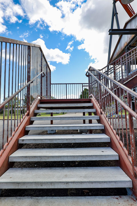 Custom Manufactured Metal Steps