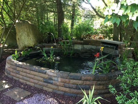 North Jersey Koi Pond Water Feature