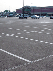 New Parking Lot Lines