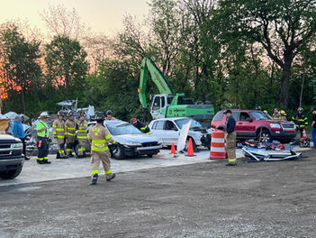 USA Salvage Assisting With a Community Event