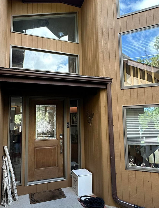 Stained Wood Home Exterior Siding