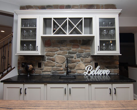 Basement Kitchen Cabinets & Countertops