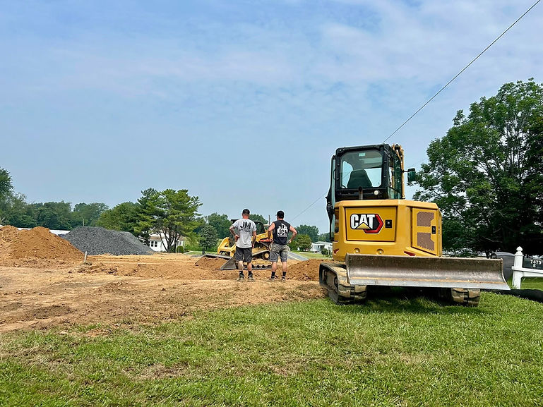 Our Lehigh Valley Earthworks Company Grading Land